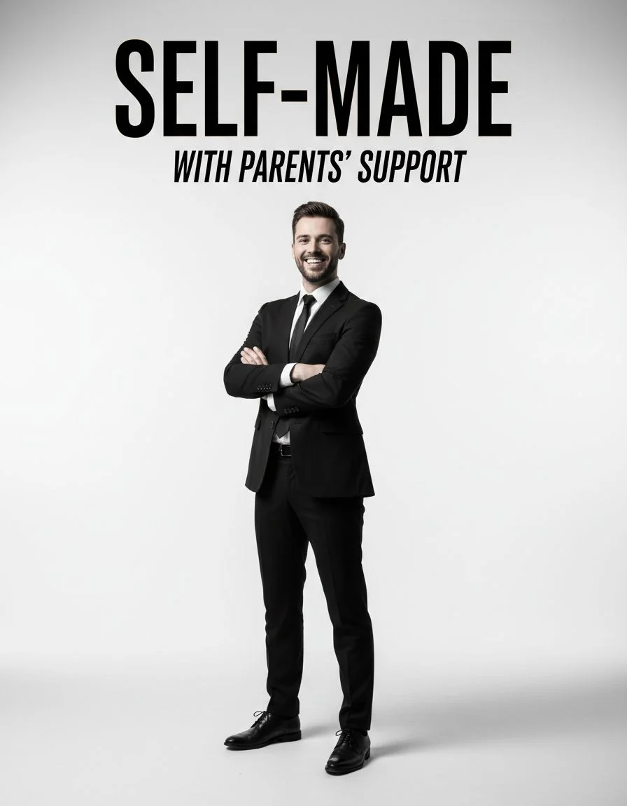 Self Made With Parents Support