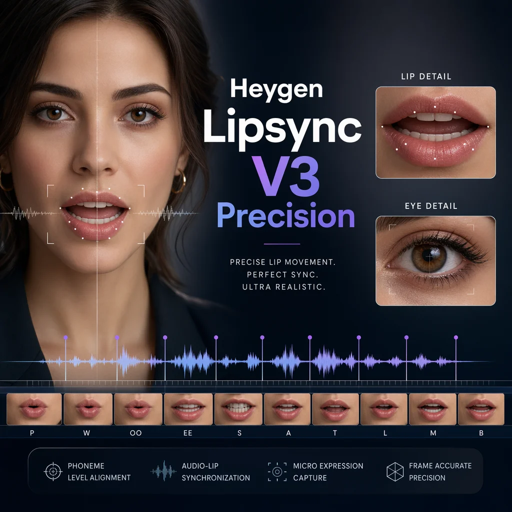 Heygen V3 Lipsync Precision