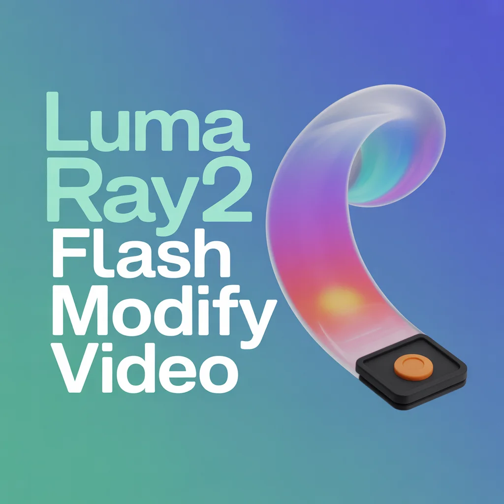 Luma Ray 2 Flash Modify Video